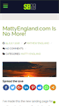 Mobile Screenshot of mattyengland.com